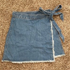 Madewell denim skirt